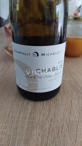 Bourgogne Chablis Courault Michelet La Croix Saint-Augustin 2023