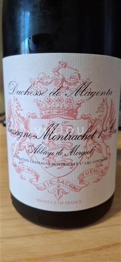 Borgogna Chassagne-Montrachet Premier Cru Duchesse de Magenta Abbaye de Morgeot Senza annata