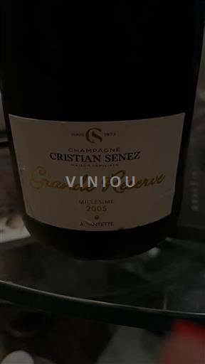 Champagne Champagner Cristian Senez Grande Réserve 2005