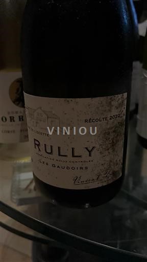 Bourgogne Rully Domaine L'Ècette Les Gaudoirs 2020