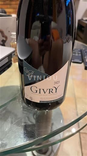 Vin Rouge sec Cave de Bissey 2023 France Bourgogne Givry AOC