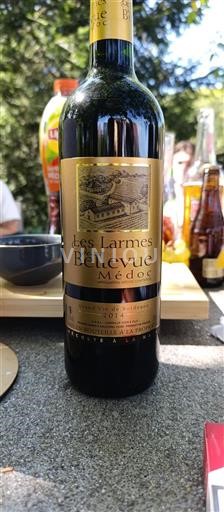 Bordeaux Médoc Bellevue Les Larmes 2014