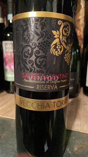 Puglia Salice Salentino Vecchia Torre Riserva 2017