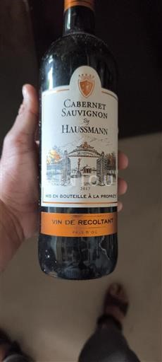 Linguadoca e Rossiglione Paese d'Oc Haussmann Cabernet Sauvignon 2017