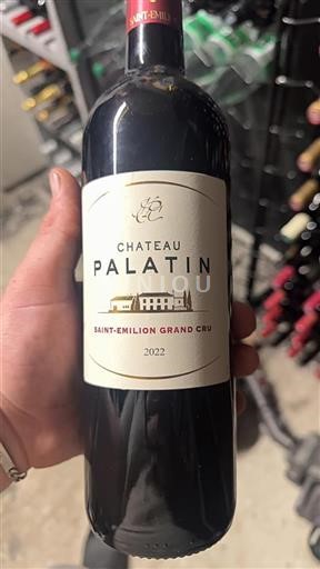 Bordeaux Saint-Émilion Grand Cru Grand Cru Château Palatin 2022