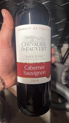 Languedoc et Roussillon Pays d'oc Chevalier de Fauvert Cabernet Sauvignon 2019