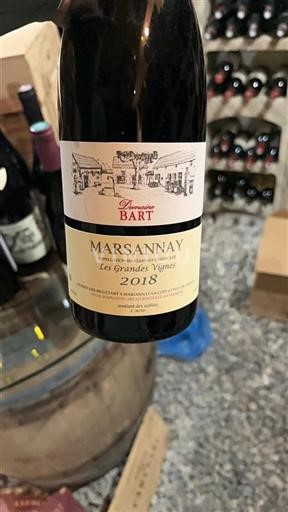 Burgundsko Marsannay Domaine Bart Les Grandes Vignes 2018