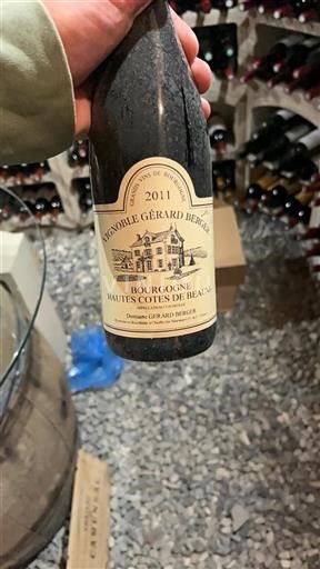 Burgundi Beaunen Ylämaat Vignoble Gérard Berger 2011