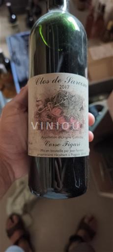 Corsica Figari Clos de Sarcone 2017