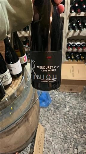 Burgund Mercurey Premier Cru Domaine Raquillet Clos Paradis 2022