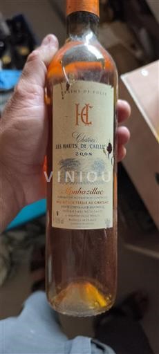 Jihozápad Monbazillac Château Les Hauts de Caillevel Grains de Folie 2008