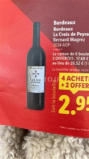 Bordeaux La Croix de Peyroutas 2024