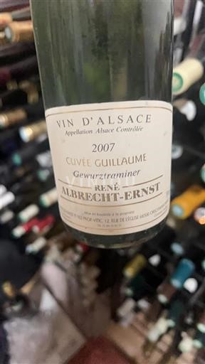 Elsass Nicht spezifiziert Grand Cru Château René Albrecht-Ernst Guillaume 2007