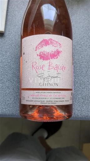 Loiren laakso Chinon Philippe Brocourt Rose Baiser 2024