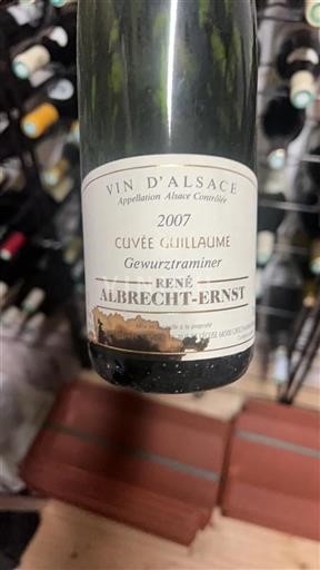 Alsace Grand Cru Château René Albrecht-Ernst Guillaume 2007