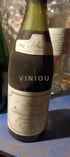 Bourgogne Gevrey-chambertin Grand Cru Pierre André 1982