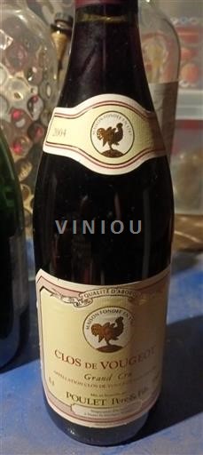Borgogna Clos-de-vougeot Grand Cru Poulet Père & Fils 2004