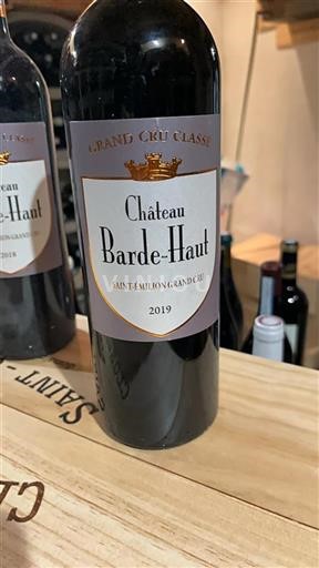 Bordeaux Saint-Émilion Grand Cru Grand Cru Château Barde-Haut 2019