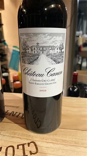 Bordeaux Saint-Émilion Grand Cru Château Canon 2022