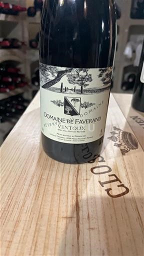 Rhône Valley Ventoux Domaine Faverand Réserve 2022