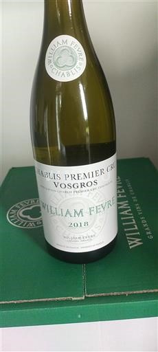 Bourgogne Chablis Premier Cru William Fèvre Vosgros 2018