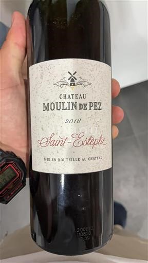 Bordeaux Saint-Estèphe Château Moulin de Pez 2018