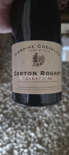 Bourgogne Ikke specificeret Grand Cru Domaine Chevalier Corton Rognet 2011