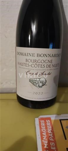 Bourgondië Niet gespecificeerd Domaine Bonnardot Coup de Foudre 2022