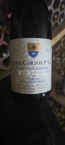 Borgonha Aloxe-Corton Premier Cru Domaine Follin-Arbelet 2021