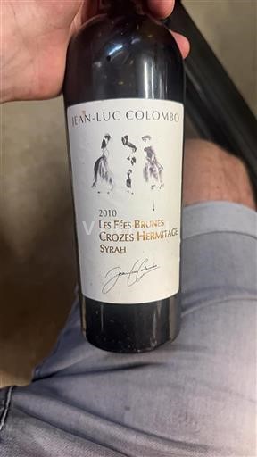 Rhône Valley Crozes-Hermitage Jean-Luc Colombo Les Fées Brunes 2010