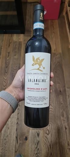 Piémont Grignolino d'Asti Tenuta Santa Caterina Arlandino 2016