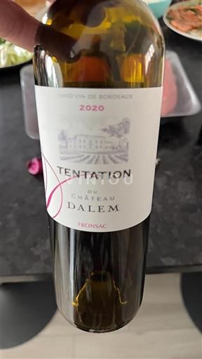 Bordeaux Fronsac Château Dalem Tentation 2020