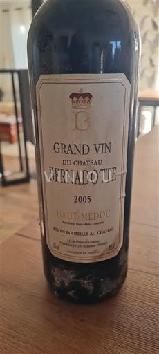 Bordeaux Haut-Médoc Château Bernadotte 2005