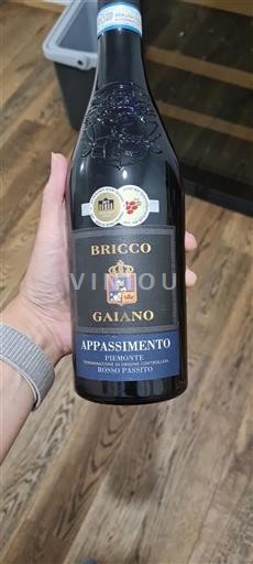 Piémont Bricco Gaiano Appassimento 2018