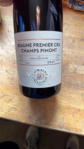 Bourgogne Beaune Premier Cru Domaine Chanson Champs Pimont 2019