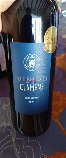 Sydvestfrankrig Ikke specificeret Clamens Le Petit Clamens 2023