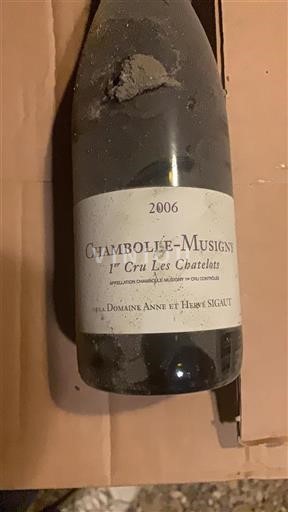 Burgundsko Chambolle-Musigny Premier Cru Domaine Anne et Hervé Sigaut 1er Cru Les Chatelots 2006