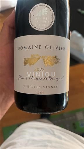 Údolí Loiry Saint-Nicolas-De-Bourgueil Domaine Olivier Vieilles Vignes 2022