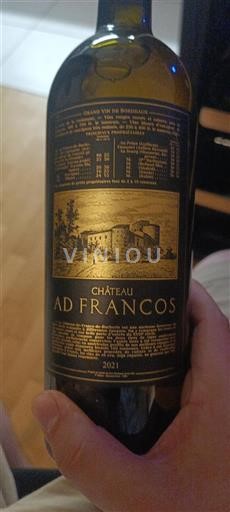 Bordeaux Château Ad Francos 2021