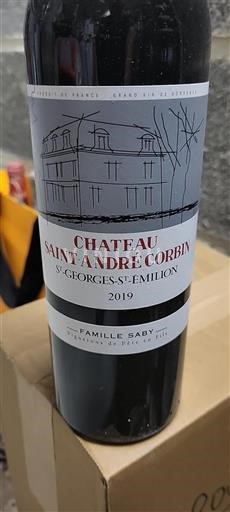 Bordeaux Saint-Georges-Saint-Émilion Château Saint-André Corbin 2019