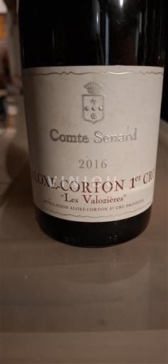Burgundy Aloxe-Corton Premier Cru Comte Senard Les Volozières 2016