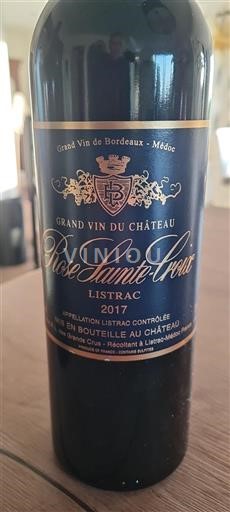 Bordeaux Listrac-Médoc Grand Cru Château Rose Sainte-Croix 2017