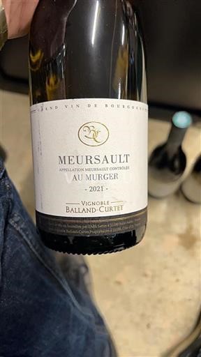 Burgund Meursault Balland-Curtet Au Murger 2021