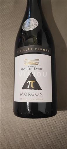 Beaujolais Morgon Château Moulin Favre Vieilles Vignes Icke årgångsbetecknad