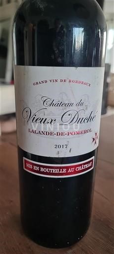 Bordeaux Lalande-de-Pomerol Château Vieux Duché 2017
