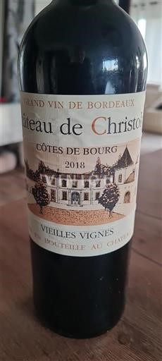 Bordeaux Côtes-de-bourg Château Christoly Vieilles Vignes 2018