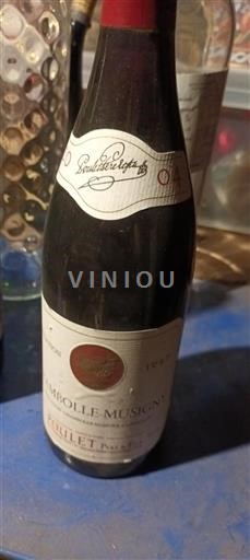 Burgundsko Chambolle-Musigny Poulet Père & Fils 1947