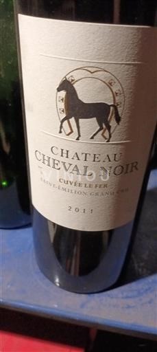 Bordeaux Saint-Émilion Grand Cru Grand Cru Château Cheval Noir Le Fer 2011