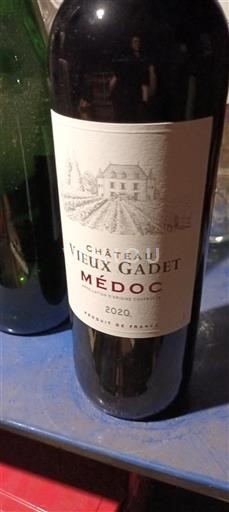 Bordeaux Médoc Château Vieux Gadet 2020