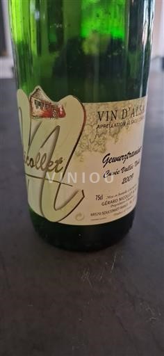 Alsace Grand Cru Gérard Nicolet Vallée Noble 2009